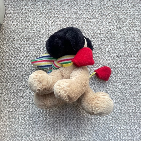 The Hudson Bay Company Plush Dog Pug HBC Colored Stripes by Animal Adventure - Picture 3 of 6